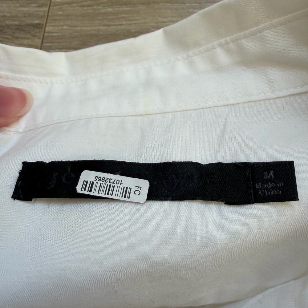 Jenni Kayne Women’s Classic Cotton Button Up in White Sz M 100% Cotton EUC - Picture 7 of 12